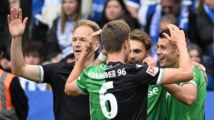 Nicolo Tresoldi (r) hatte die Gäste früh in Führung gebracht. Nicolo Tresoldi (r) hatte die Gäste früh in Führung gebracht.