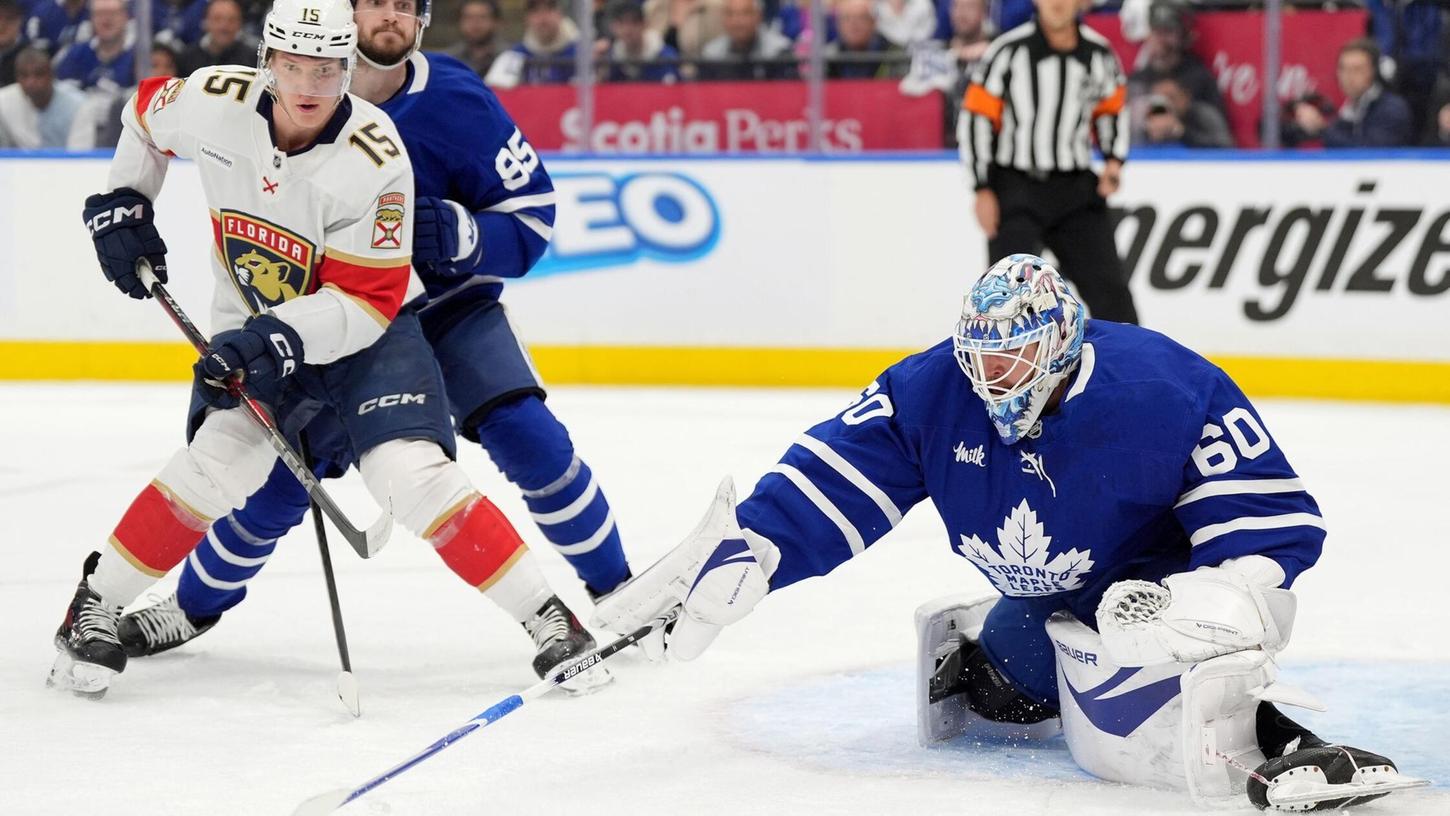 Die Panthers setzten sich im entscheidenden Spiel gegen Toronto durch. Die Panthers setzten sich im entscheidenden Spiel gegen Toronto durch.