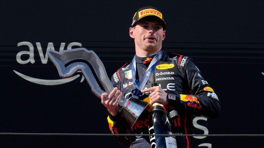 Wieder zuversichtlich für den fünften WM-Titel in Serie: Max Verstappen. Wieder zuversichtlich für den fünften WM-Titel in Serie: Max Verstappen.