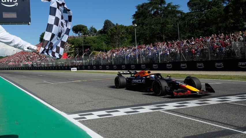 In Imola war Max Verstappen in seinem Red Bull nicht zu schlagen. In Imola war Max Verstappen in seinem Red Bull nicht zu schlagen.