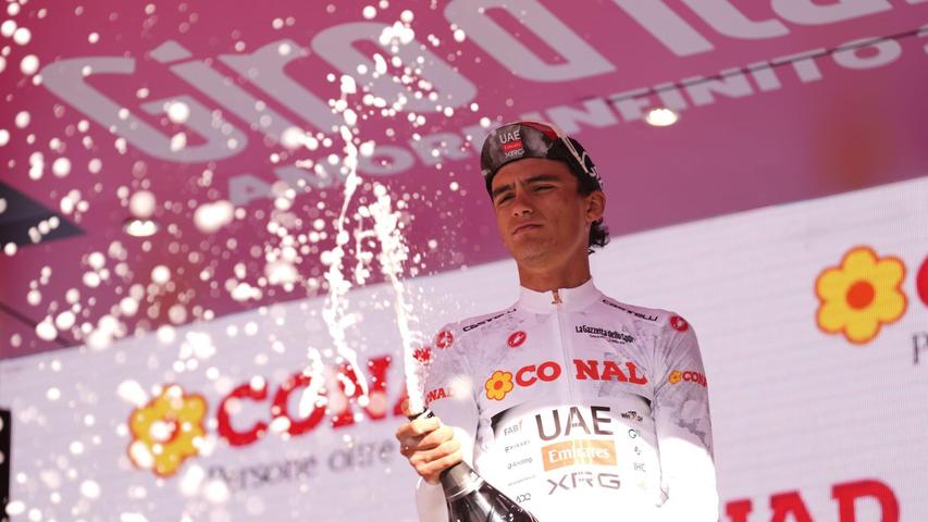 Isaac del Toro sorgt beim Giro für Furore. Isaac del Toro sorgt beim Giro für Furore.