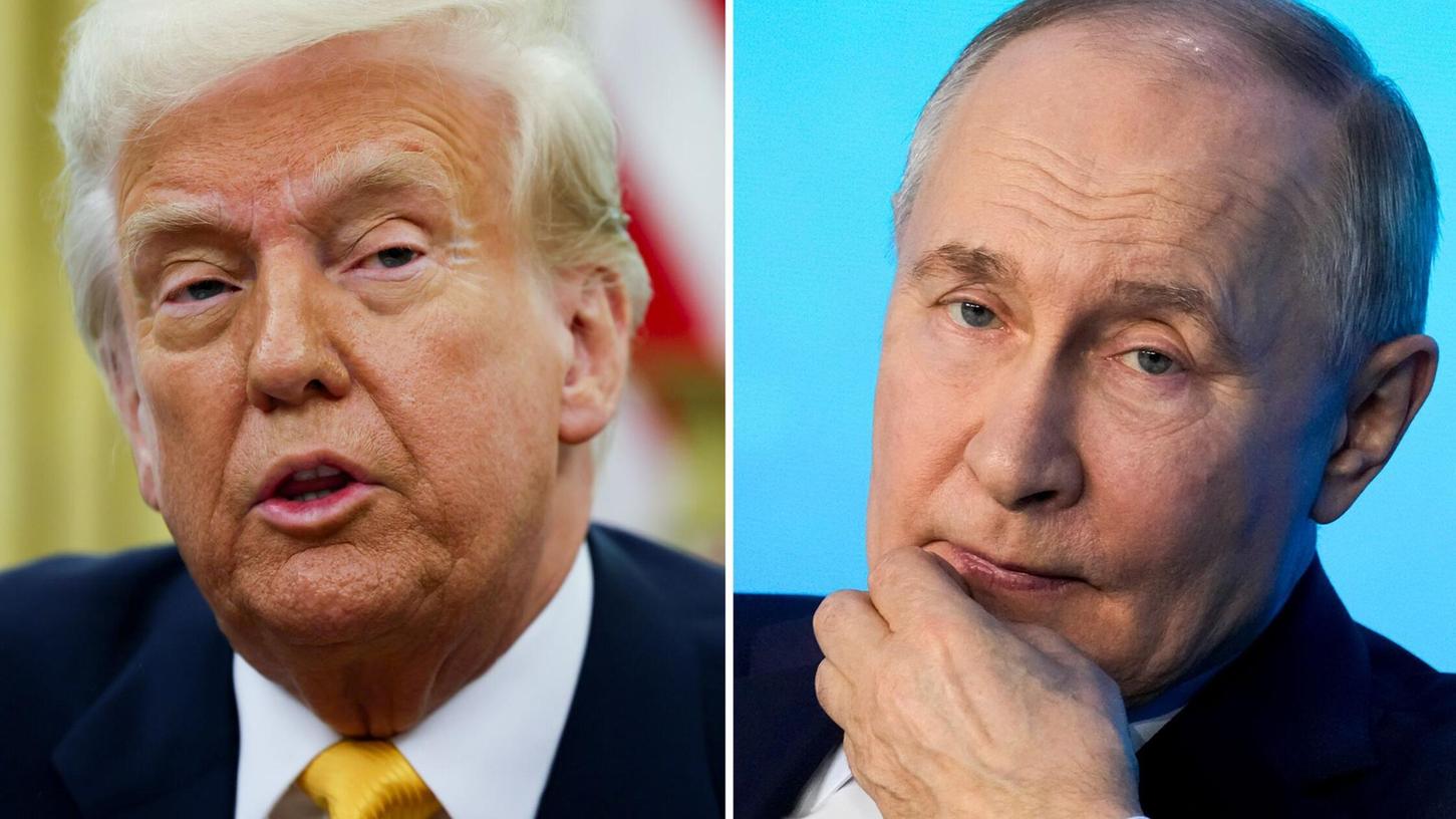 Donald Trump hat nach einem Telefonat mit Wladimir Putin sofortige Verhandlungen zwischen Russland und der Ukraine in Aussicht gestellt. (Archivbild) Donald Trump hat nach einem Telefonat mit Wladimir Putin sofortige Verhandlungen zwischen Russland und der Ukraine in Aussicht gestellt. (Archivbild)