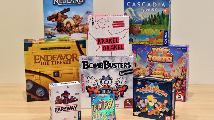 Die nominierten Spiele der Auszeichnungen „Spiel des Jahres“, „Kennerspiel des Jahres“ und „Kinderspiel des Jahres“ für das Jahr 2025. Die nominierten Spiele der Auszeichnungen „Spiel des Jahres“, „Kennerspiel des Jahres“ und „Kinderspiel des Jahres“ für das Jahr 2025.