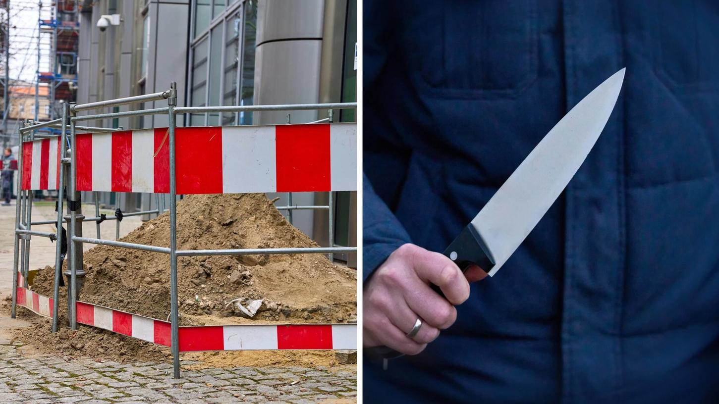 Polizei ermittelt nach Messer-Vorfall in Bayern. (Symbolbild) Polizei ermittelt nach Messer-Vorfall in Bayern. (Symbolbild)
