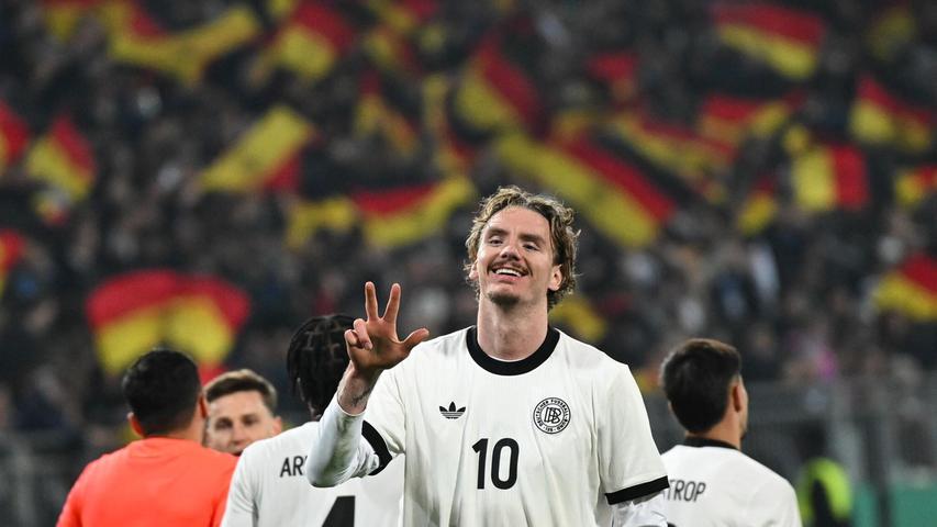 Bei A-Nationalmannschaft und U21-EM dabei: Nick Woltemade. Bei A-Nationalmannschaft und U21-EM dabei: Nick Woltemade.