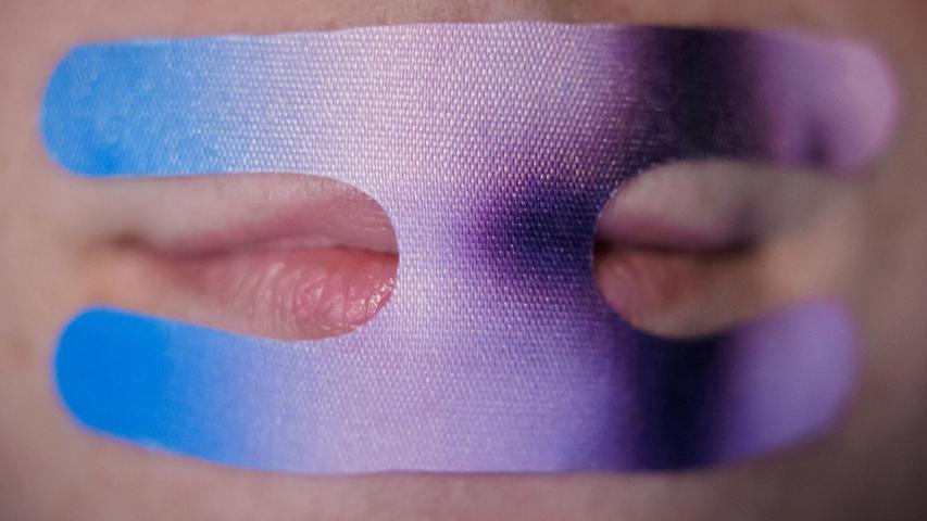 Mouth Taping ist ein großer Trend, der durch die sozialen Medien befeuert wird. (Illustration) Mouth Taping ist ein großer Trend, der durch die sozialen Medien befeuert wird. (Illustration)