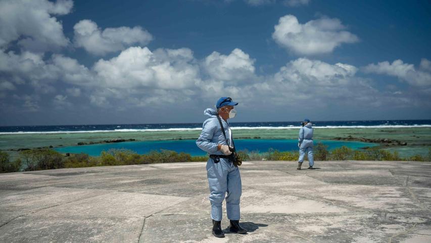 Die Marshallinseln waren einst ein Paradies - aber die US-Atomtests machten viele Inseln unbewohnbar. Die Marshallinseln waren einst ein Paradies - aber die US-Atomtests machten viele Inseln unbewohnbar.