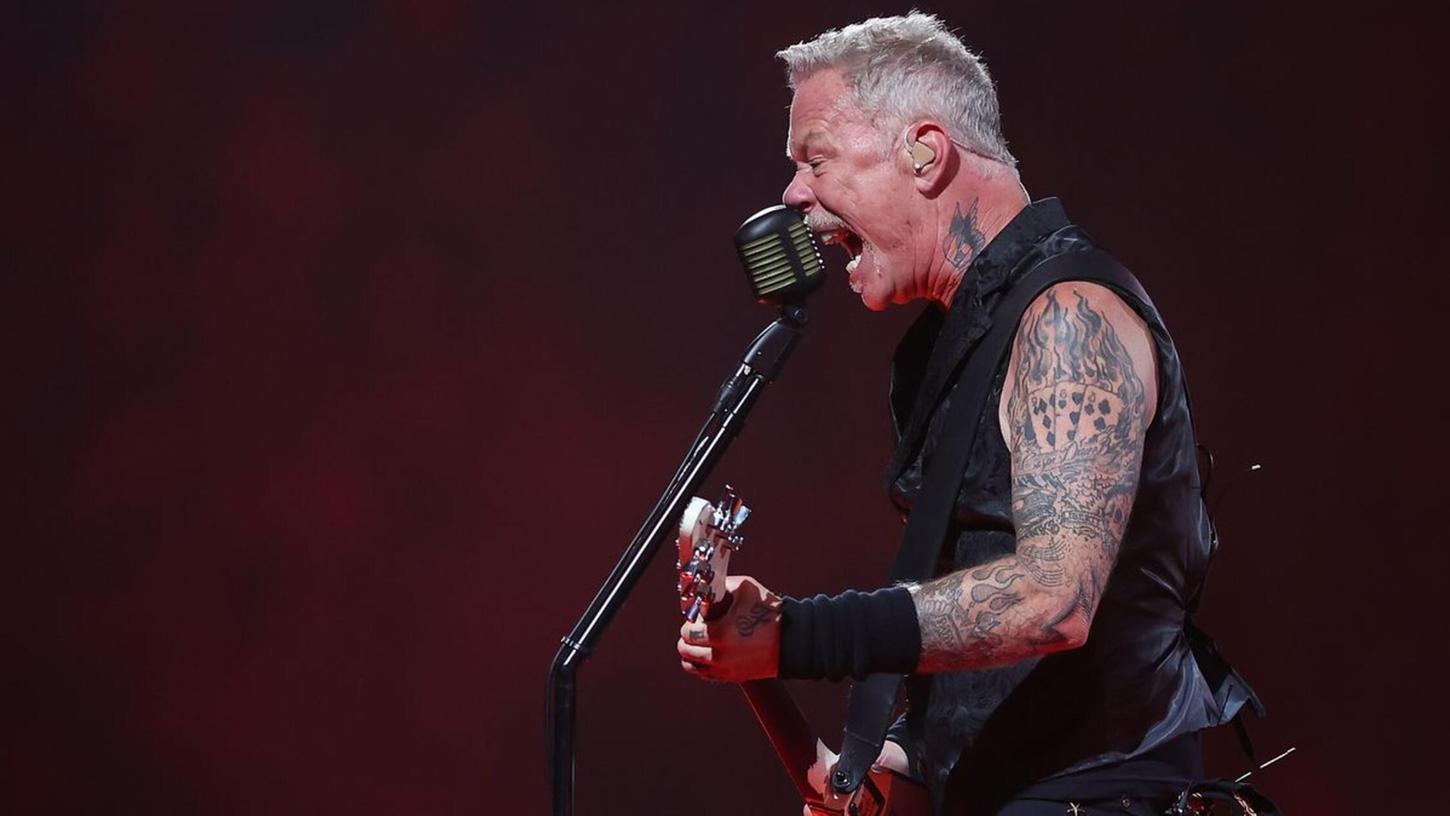 James Hetfield und seine Metallica-Kollegen stehen 2026 erneut in Deutschland auf der Bühne. James Hetfield und seine Metallica-Kollegen stehen 2026 erneut in Deutschland auf der Bühne.
