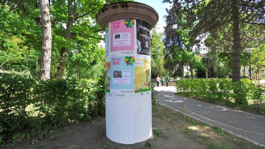 Traurige Nachricht für Werbe-Nostalgiker: Neumarkt schafft viele Plakatsäulen ab Traurige Nachricht für Werbe-Nostalgiker: Neumarkt schafft viele Plakatsäulen ab