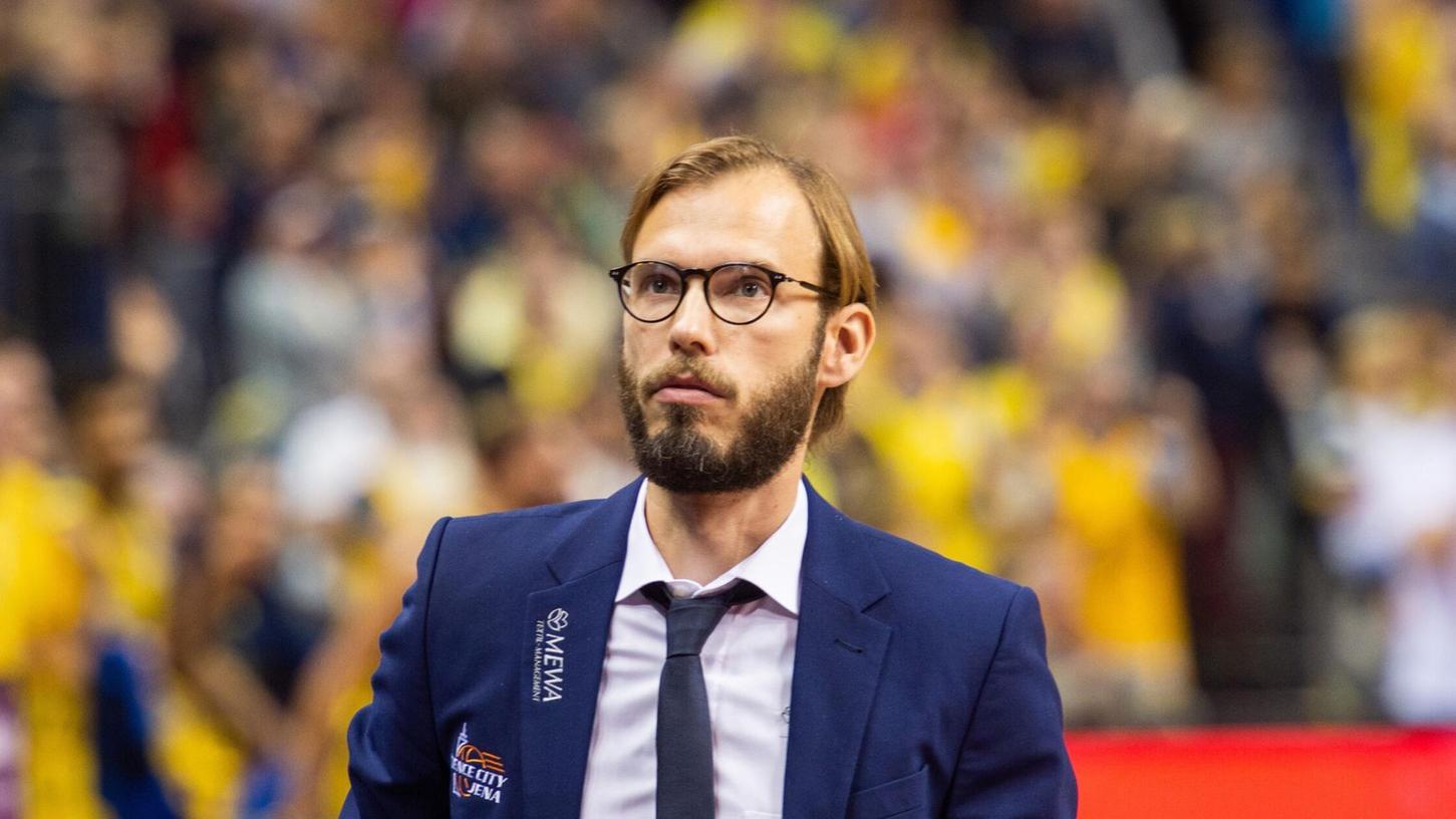 Trainer Björn Harmsen hat die Basketballer der Science City Jena in die Bundesliga zurückgeführt. Trainer Björn Harmsen hat die Basketballer der Science City Jena in die Bundesliga zurückgeführt.