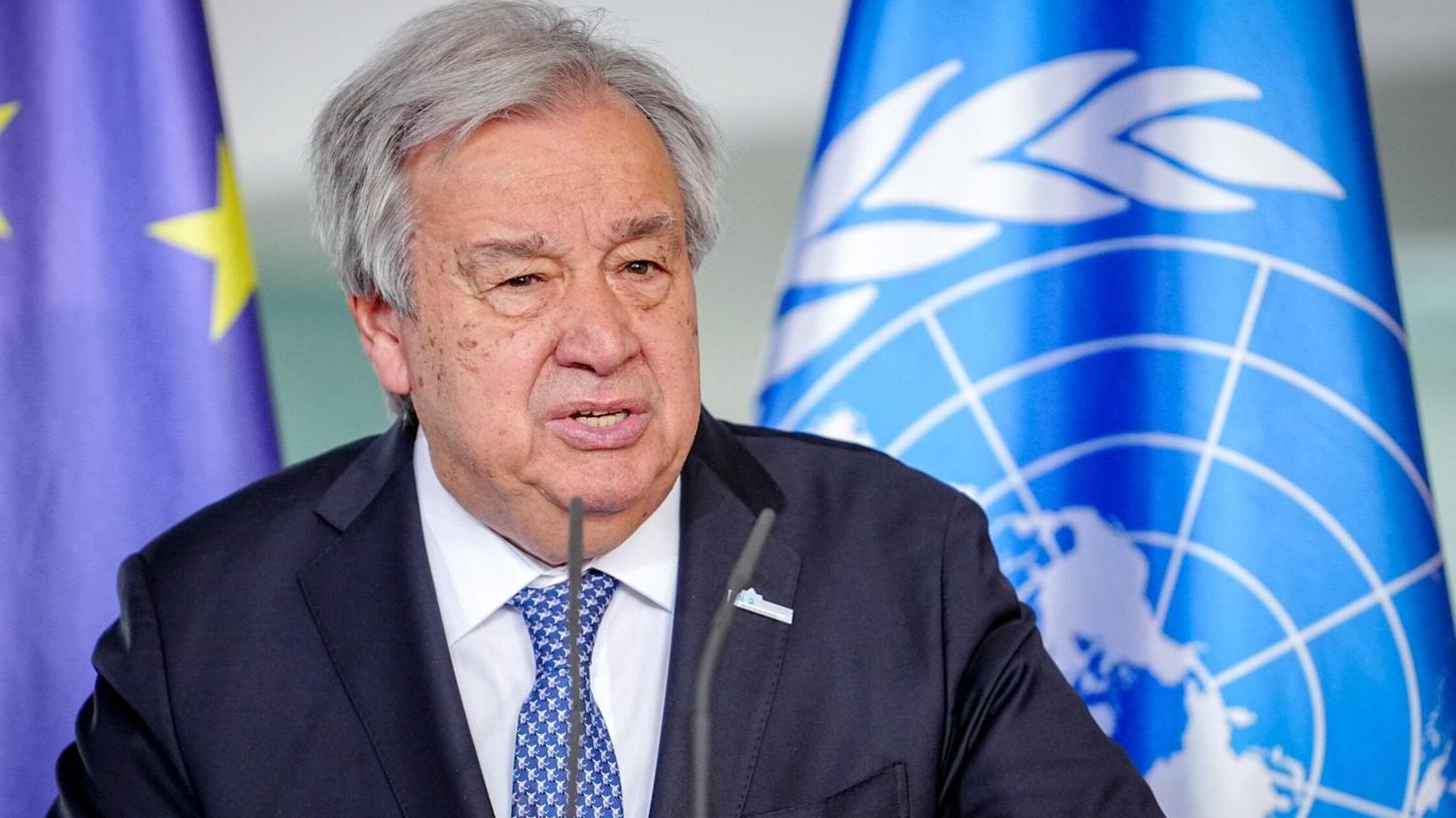 Guterres bei einem Besuch in Berlin Guterres bei einem Besuch in Berlin