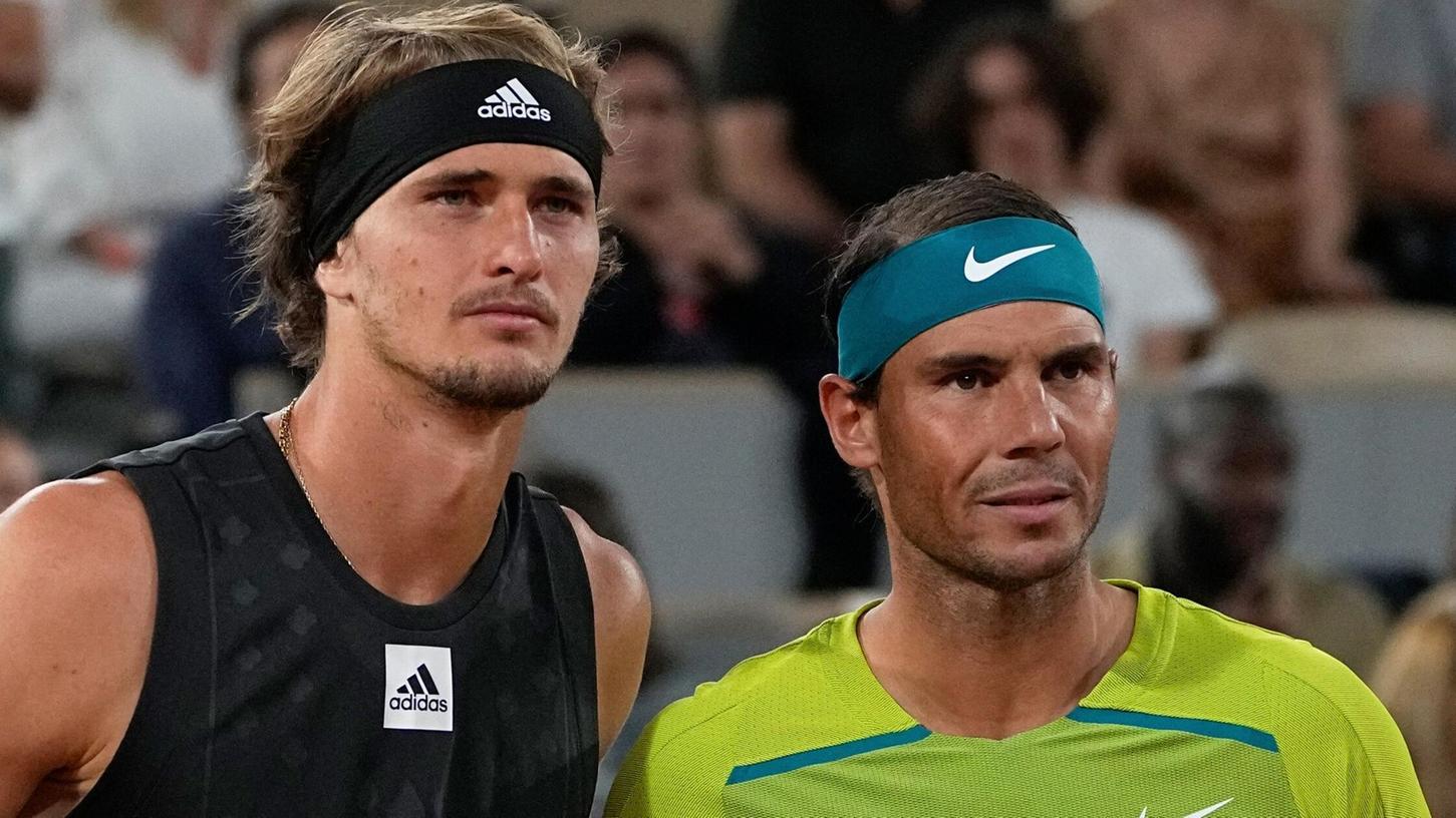 Anders als Rafael Nadal (r) hat der zurzeit Weltranglistendritte Alexander Zverev noch keinen Grand-Slam-Titel gewonnen. Anders als Rafael Nadal (r) hat der zurzeit Weltranglistendritte Alexander Zverev noch keinen Grand-Slam-Titel gewonnen.
