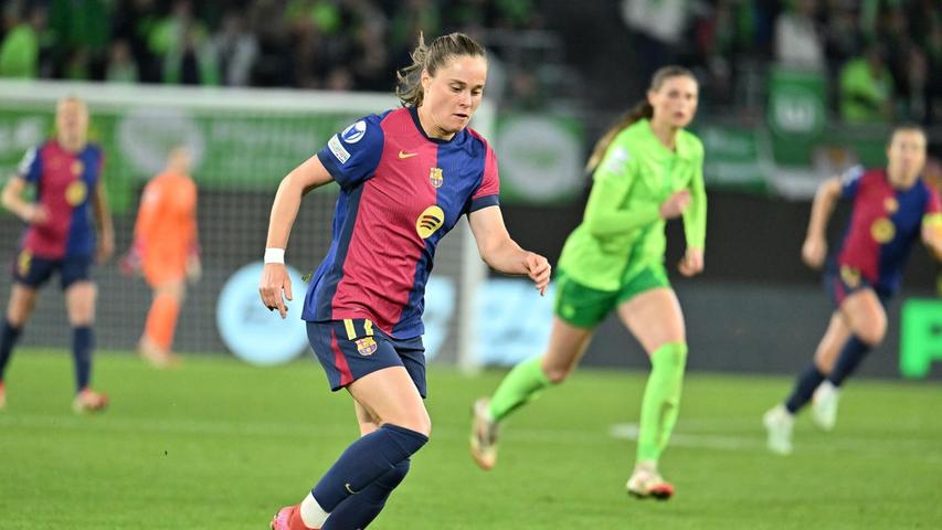 Früher Wolfsburg, jetzt Barcelona: Ewa Pajor. Früher Wolfsburg, jetzt Barcelona: Ewa Pajor.