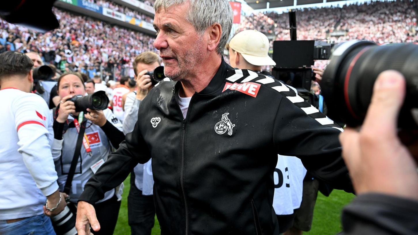 Friedhelm Funkel bleibt trotz Aufstieg nicht in Köln. Friedhelm Funkel bleibt trotz Aufstieg nicht in Köln.