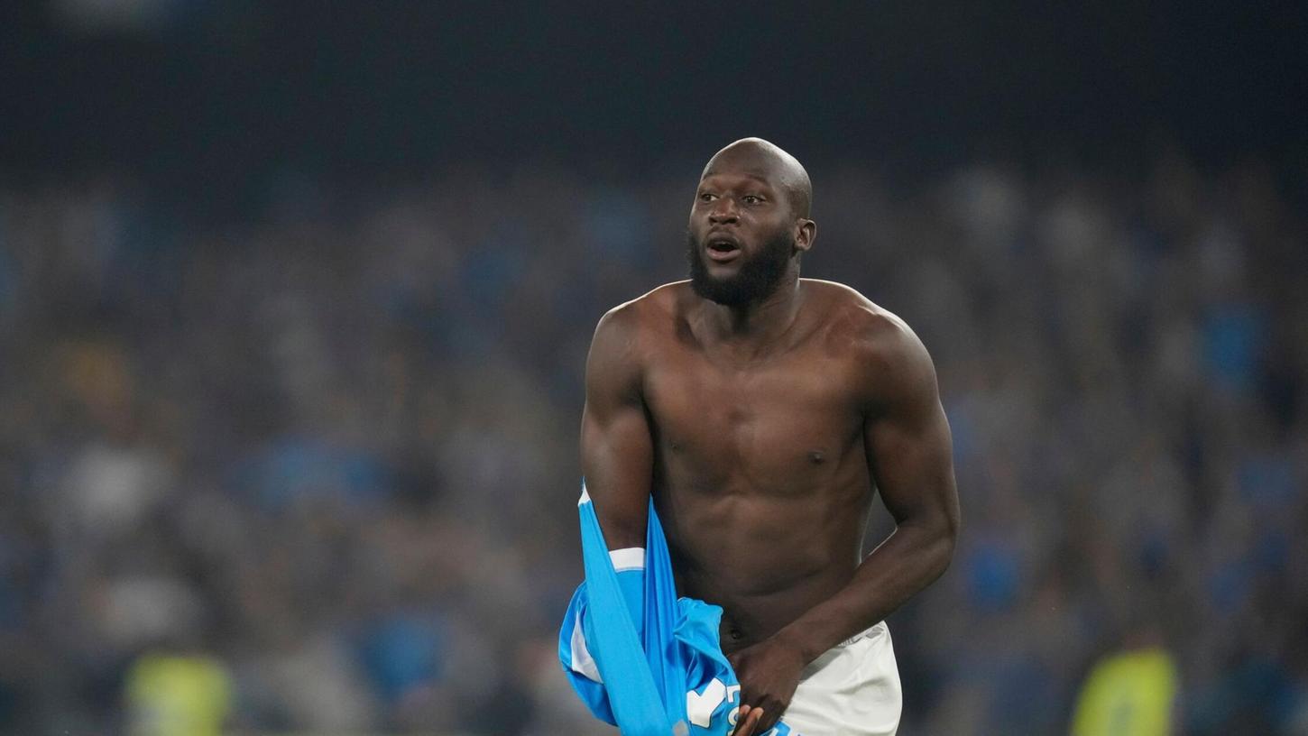 Romelo Lukaku bejubelt seinen Treffer. Romelo Lukaku bejubelt seinen Treffer.