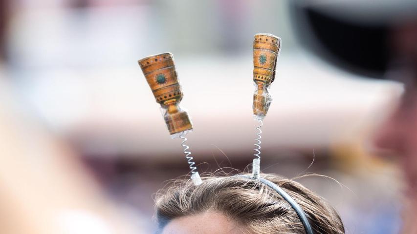 Dieser Fan weiß, worum es geht. Dieser Fan weiß, worum es geht.
