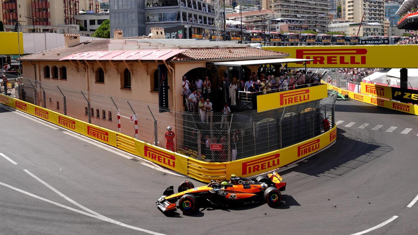 Lando Norris holt sich den ersten Startplatz. Lando Norris holt sich den ersten Startplatz.
