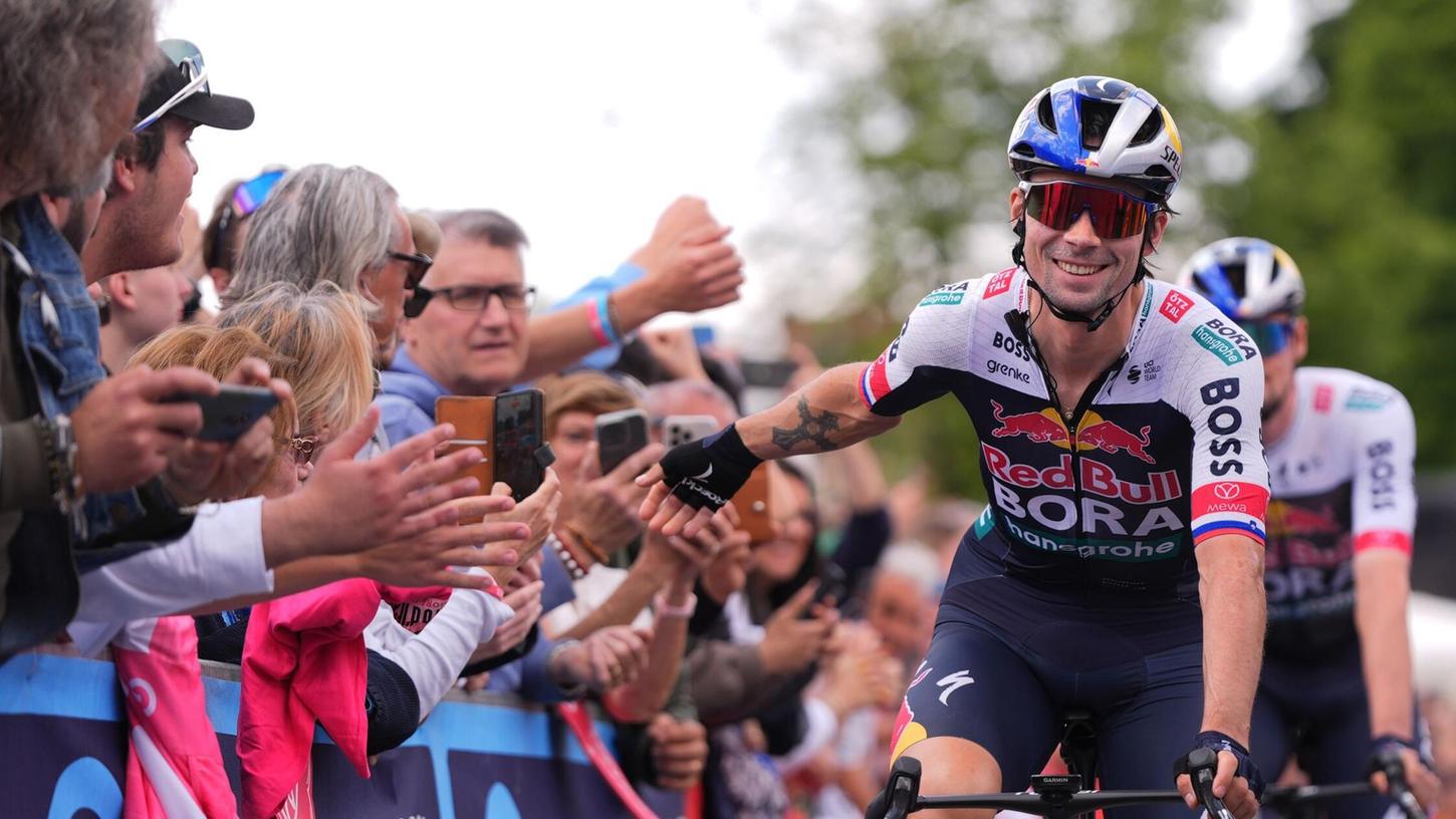 Am Start in Treviso hatte Primoz Roglic noch gut Lachen. Am Start in Treviso hatte Primoz Roglic noch gut Lachen.