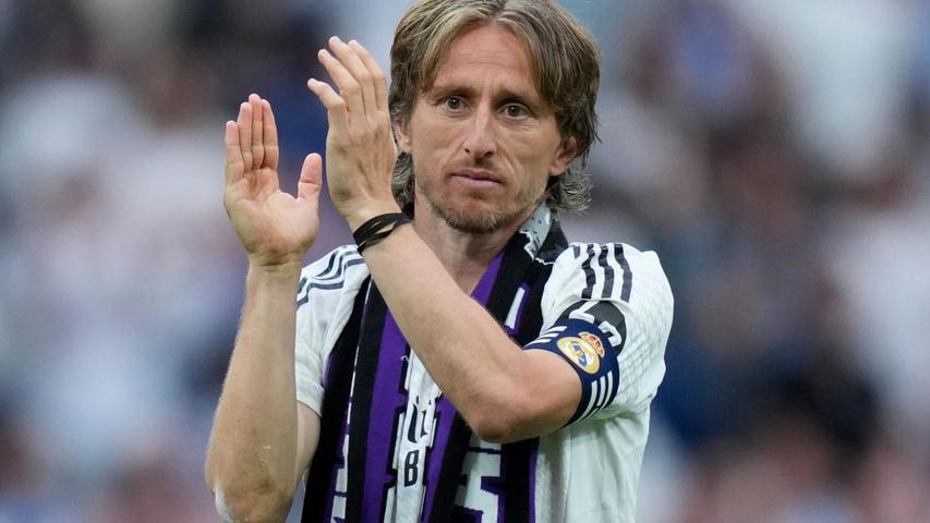 Luka Modrić spielt seit 2012 für Real Madrid. Luka Modrić spielt seit 2012 für Real Madrid.