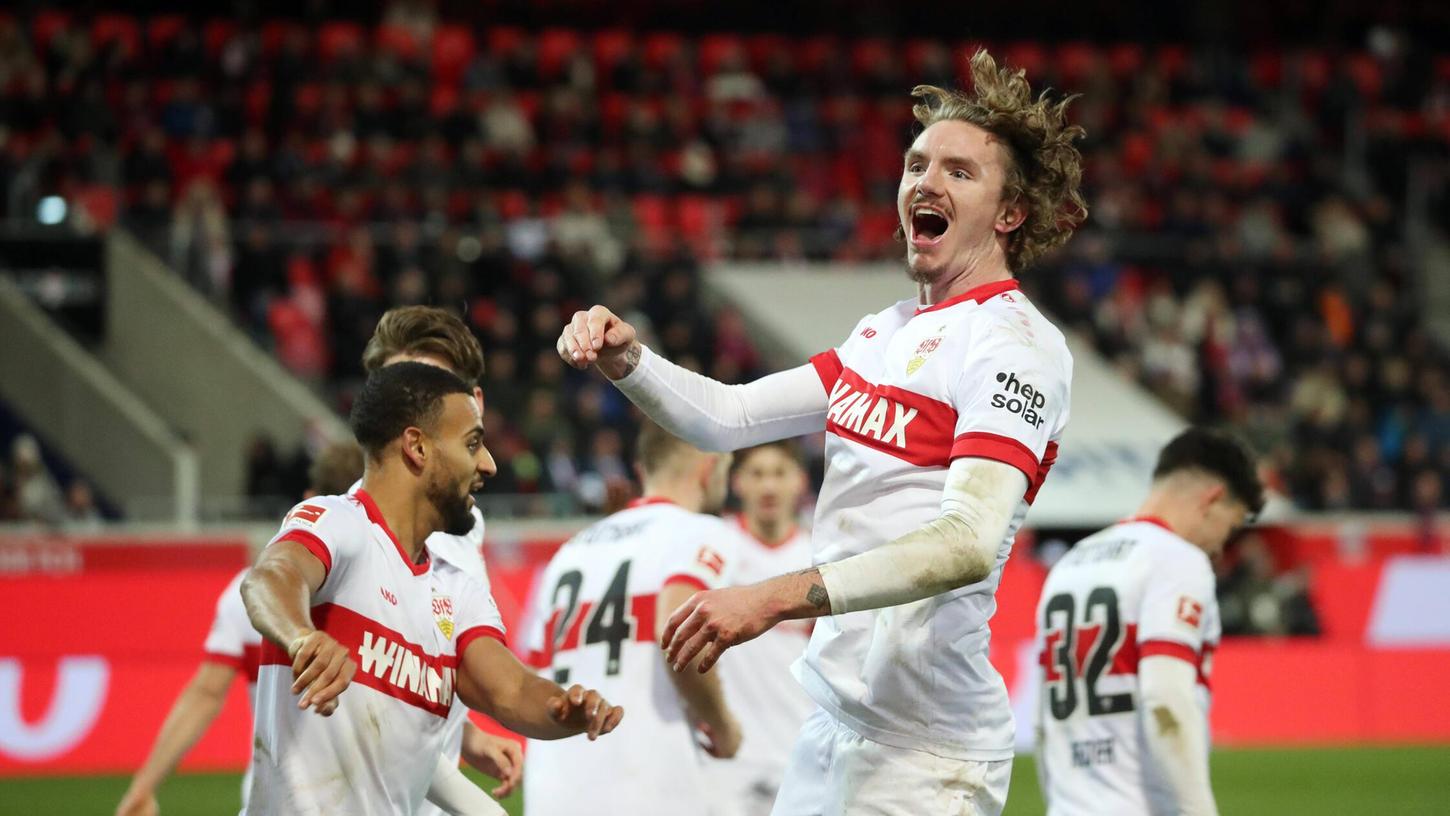 Der VfB hat das Pokalfinale in Berlin gegen den Außenseiter Bielefeld gewonnen. Der VfB hat das Pokalfinale in Berlin gegen den Außenseiter Bielefeld gewonnen.