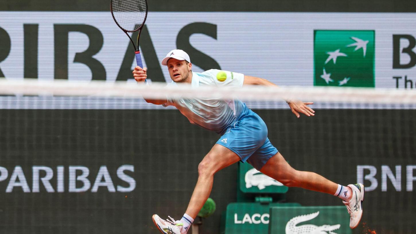 Für Yannick Hanfmann ist bei den French Open nach der ersten Runde Schluss. Für Yannick Hanfmann ist bei den French Open nach der ersten Runde Schluss.