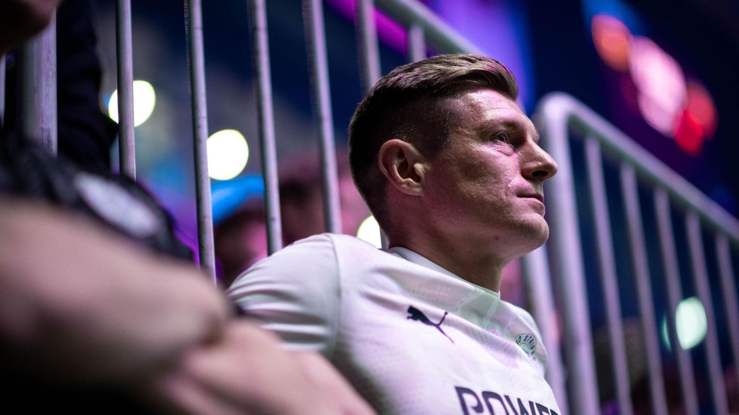 Kroos war für das Finale der Icon League in Berlin. Kroos war für das Finale der Icon League in Berlin.
