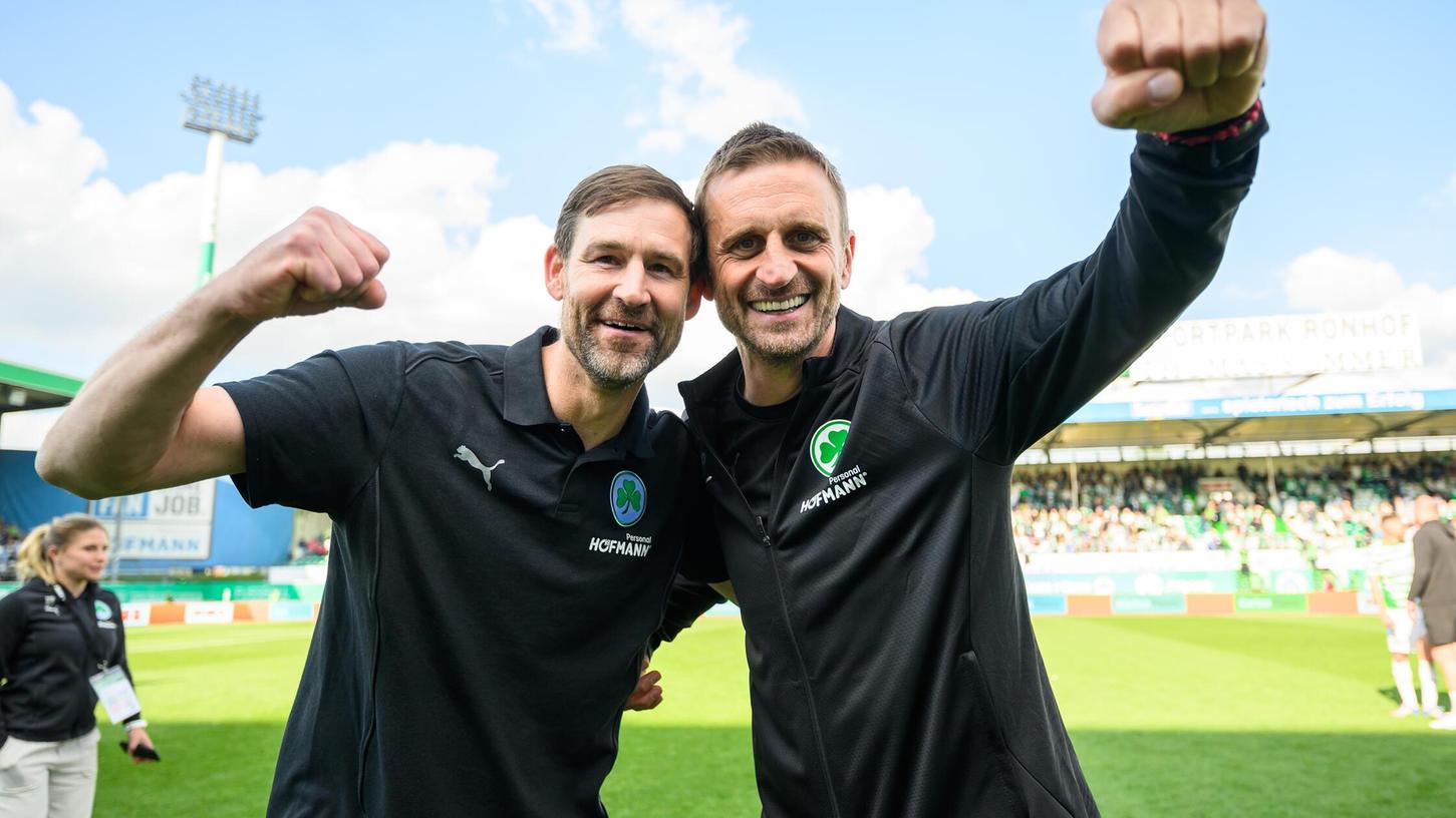 Das Trainer-Duo coacht das Kleeblatt auch im kommenden Jahr. Das Trainer-Duo coacht das Kleeblatt auch im kommenden Jahr.