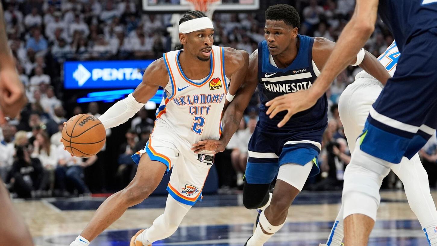 Shai Gilgeous-Alexander (l.) dominierte das Spiel mit 40 Punkten. Shai Gilgeous-Alexander (l.) dominierte das Spiel mit 40 Punkten.