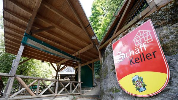 Der Schäffbräu-Keller hat nur während des Annafestes geöffnet. Festwirt ist Georg Kugler vom Elchbräu aus Thuisbrunn.
