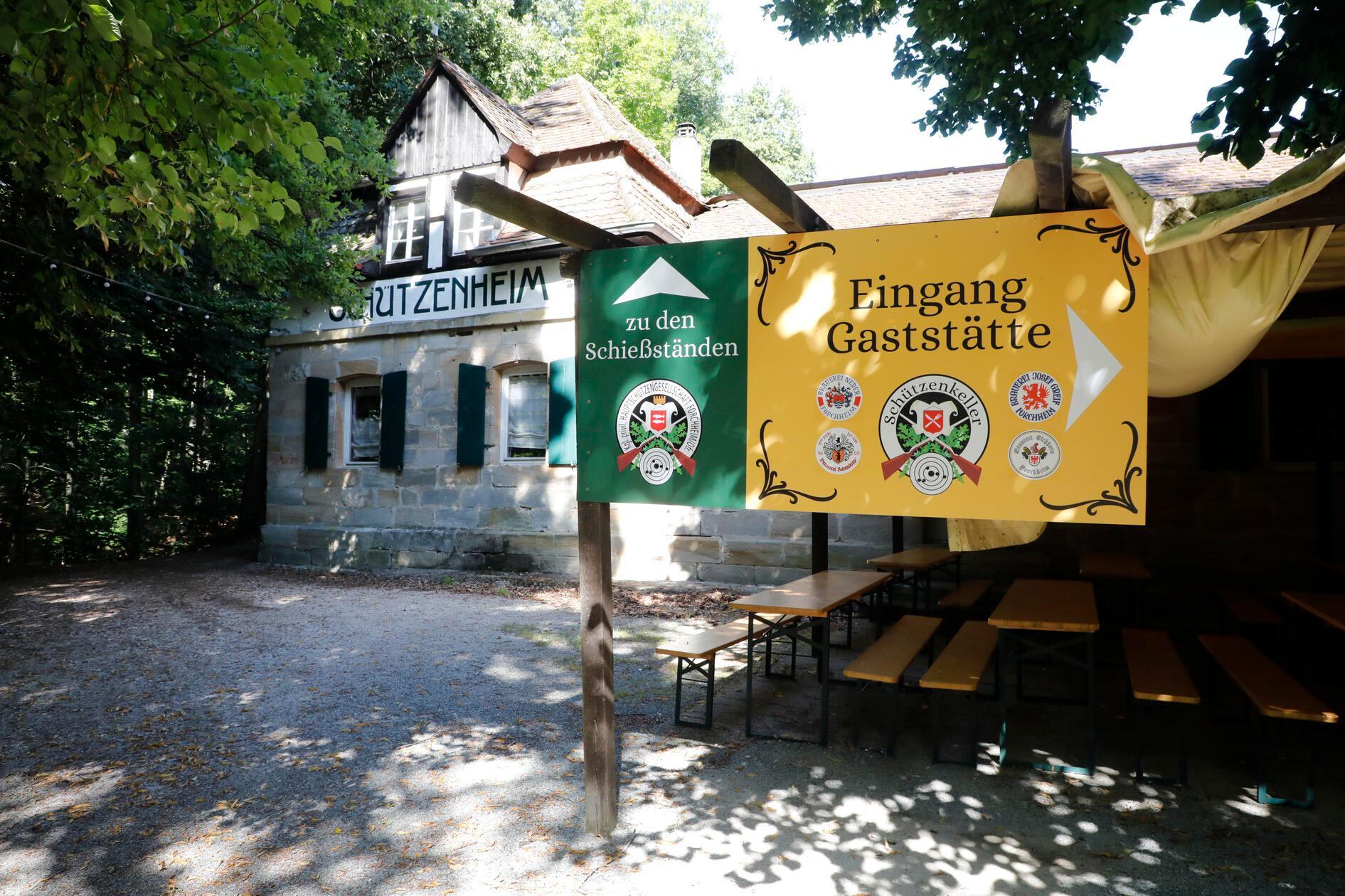 Der Schützen-Keller schenkt Ottbräu aus und hat nur während des Annafests geöffnet.