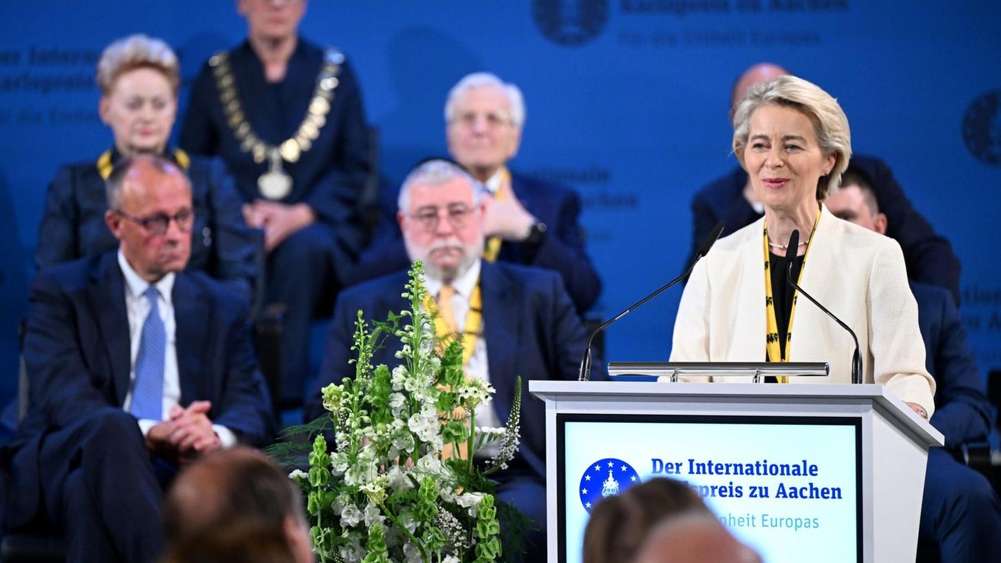 Europa ist für von der Leyen ein Freiheitsprojekt. Europa ist für von der Leyen ein Freiheitsprojekt.