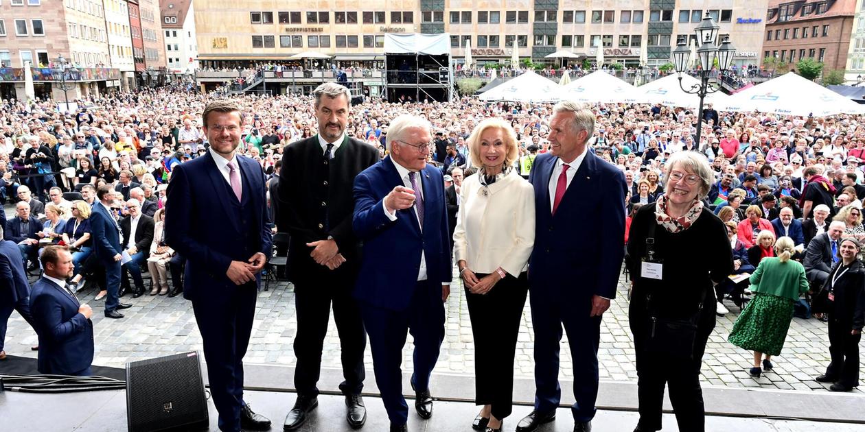Frank-Walter Steinmeier und Markus Söder eröffnen Deutsches Chorfest in ...