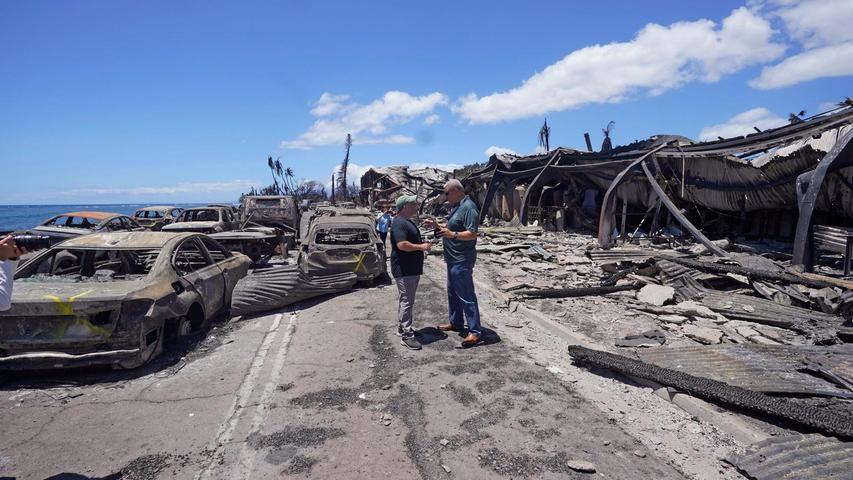 Vor zwei Jahren hatte ein Flammeninferno Teile der Insel Maui zerstört. (Archiv) Vor zwei Jahren hatte ein Flammeninferno Teile der Insel Maui zerstört. (Archiv)