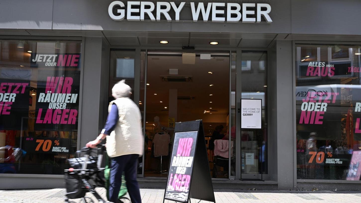 Der Abverkauf läuft auf Hochtouren in den verbliebenen Gerry-Weber-Shops in Deutschland. Der Abverkauf läuft auf Hochtouren in den verbliebenen Gerry-Weber-Shops in Deutschland.