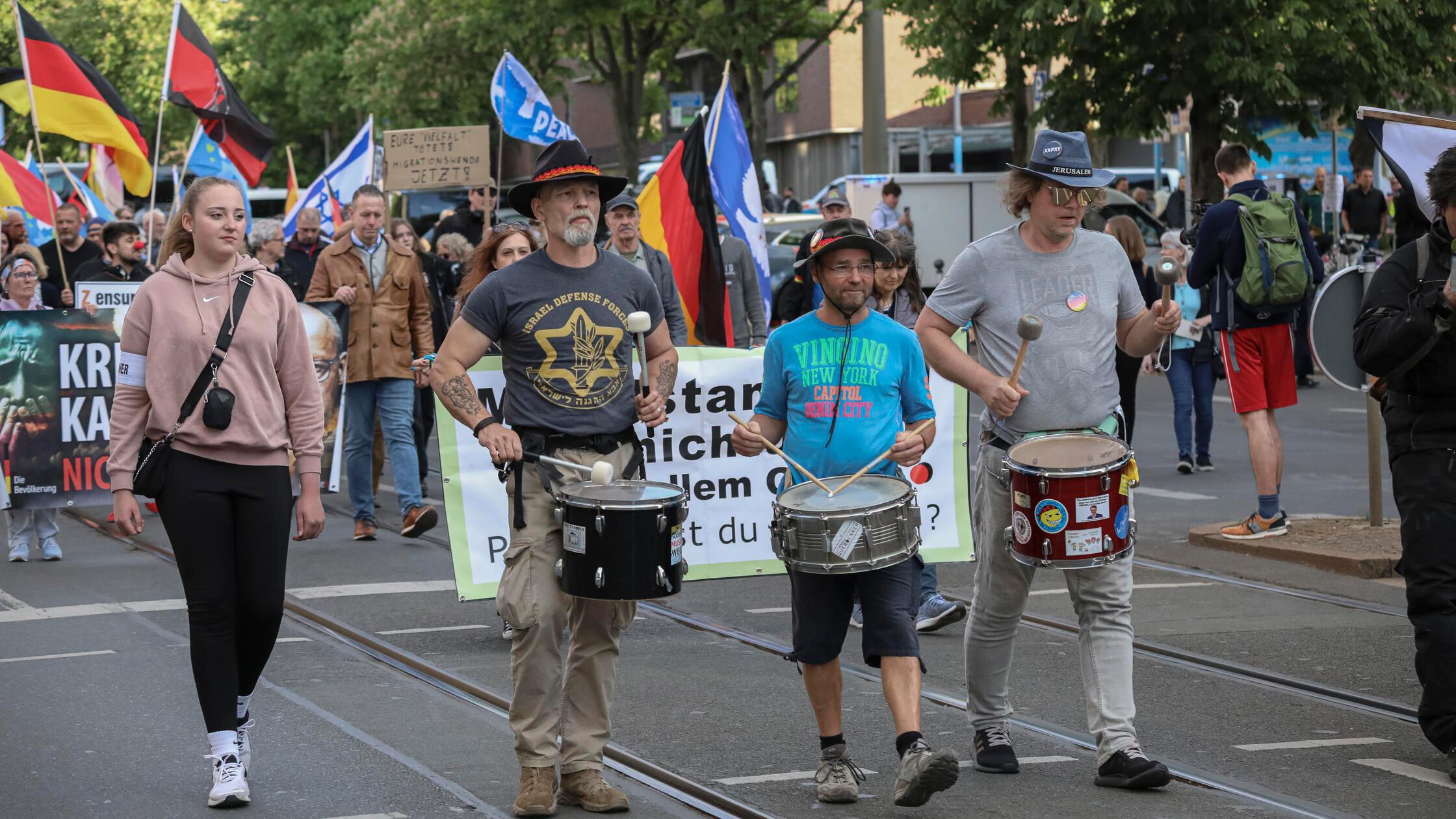 19.05.2025, Montagsdemonstration, Nürnberg: Nach d