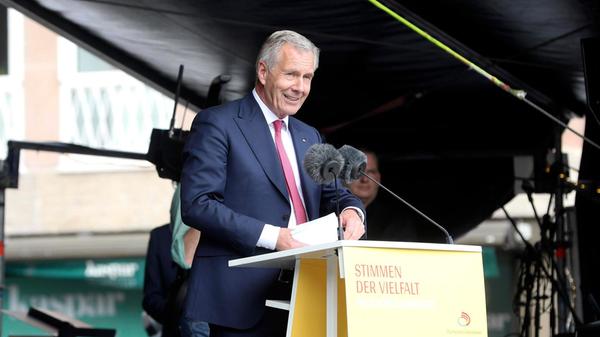 Christian Wulff bei der Eröffnung des Deutschen Chorfestes.