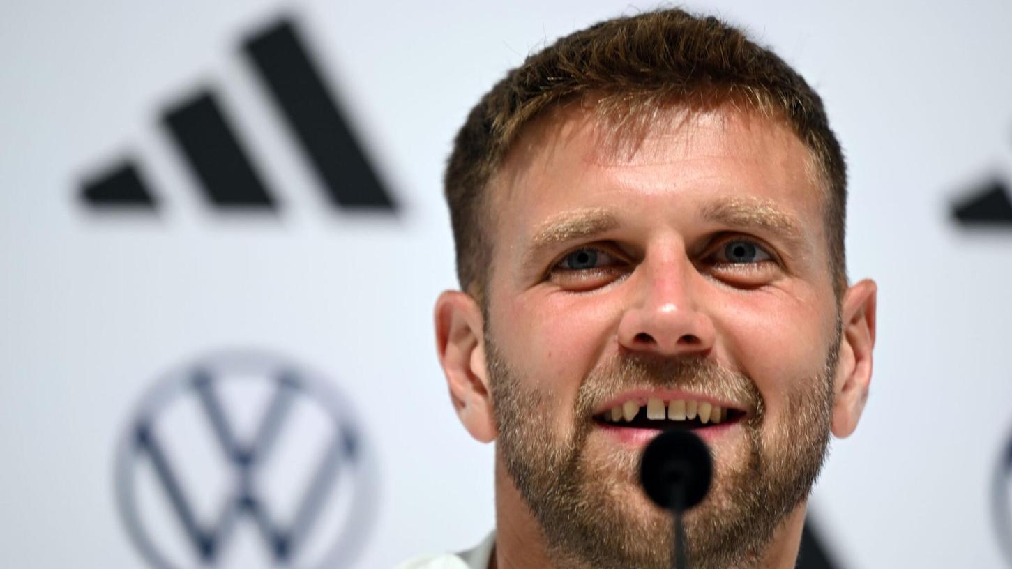 Niclas Füllkrug ist froh, wieder bei der Nationalmannschaft zu sein. Niclas Füllkrug ist froh, wieder bei der Nationalmannschaft zu sein.