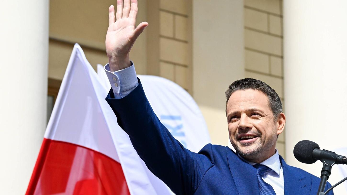 Der liberale polnische Präsidentschaftskandidat Rafal Trzaskowski ist ein enger Mitstreiter von Regierungschef Donald Tusk. (Archivbild) Der liberale polnische Präsidentschaftskandidat Rafal Trzaskowski ist ein enger Mitstreiter von Regierungschef Donald Tusk. (Archivbild)