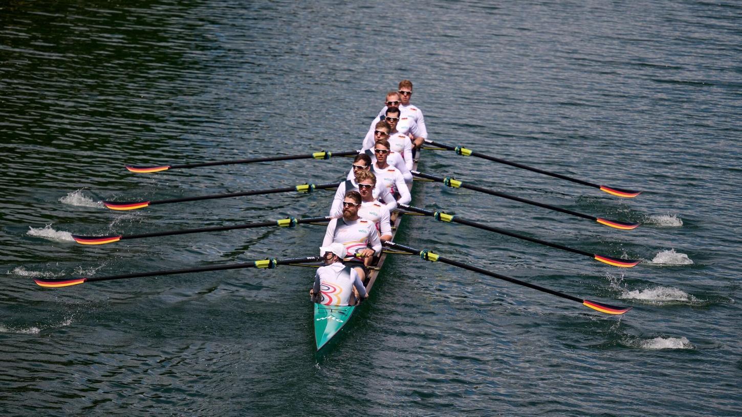 Der neue Deutschland-Achter verpasste bei der EM die erhoffte Medaille. Der neue Deutschland-Achter verpasste bei der EM die erhoffte Medaille.