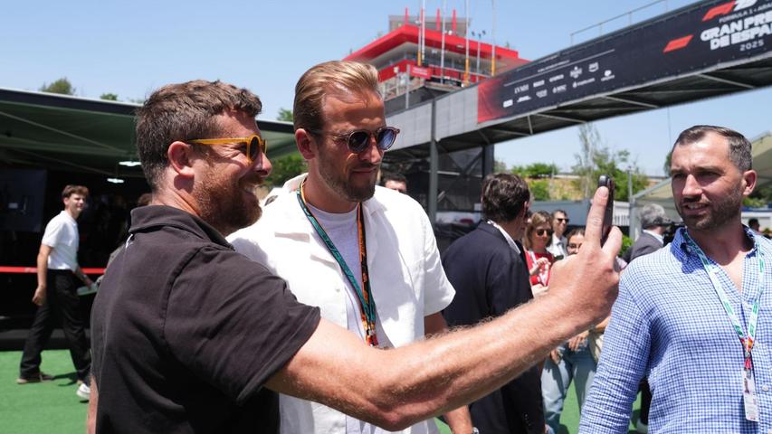 Harry Kane drückte Landsmann Lando Norris die Daumen. Harry Kane drückte Landsmann Lando Norris die Daumen.