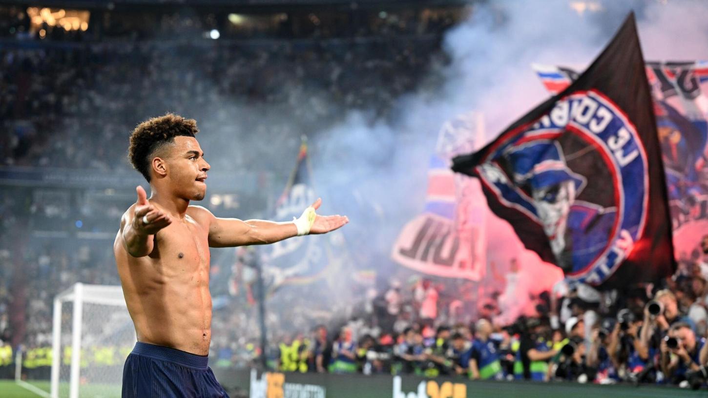 Matchwinner Désiré Doué ist das neue Gesicht von PSG. Matchwinner Désiré Doué ist das neue Gesicht von PSG.