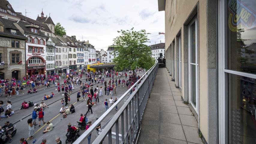 Keine Feier am Barfüsserplatz in Basel: Die Fans kamen vergeblich. Keine Feier am Barfüsserplatz in Basel: Die Fans kamen vergeblich.