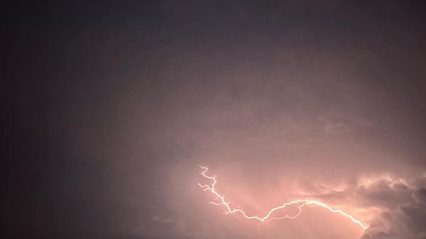 Auch über Franken zog ein starkes Unwetter am Sonn