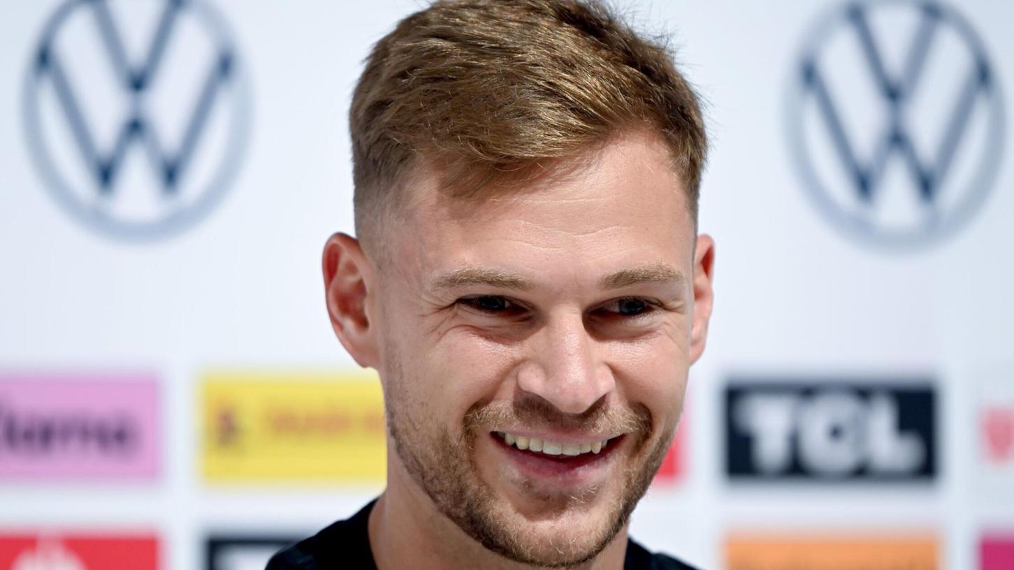 Joshua Kimmich spricht über sein 100. Länderspiel. Joshua Kimmich spricht über sein 100. Länderspiel.