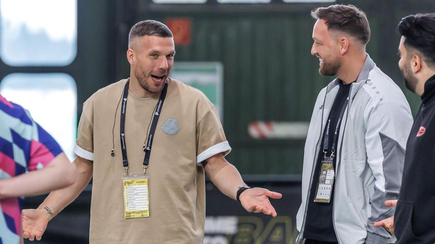 Lukas Podolski ist auch bei der Baller League aktiv. Lukas Podolski ist auch bei der Baller League aktiv.