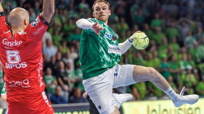 Berlins Trumpf im Titelkampf: Welthandballer Mathias Gidsel. Berlins Trumpf im Titelkampf: Welthandballer Mathias Gidsel.