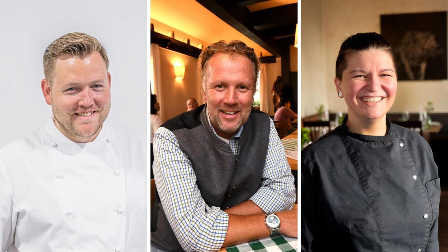 Unter anderem kochen Jens Brockerhof, Gerhard Rippel und Diana Burkel (v.li.) am Hauptmarkt in Nürnberg für den sozialen Zweck. Unter anderem kochen Jens Brockerhof, Gerhard Rippel und Diana Burkel (v.li.) am Hauptmarkt in Nürnberg für den sozialen Zweck.