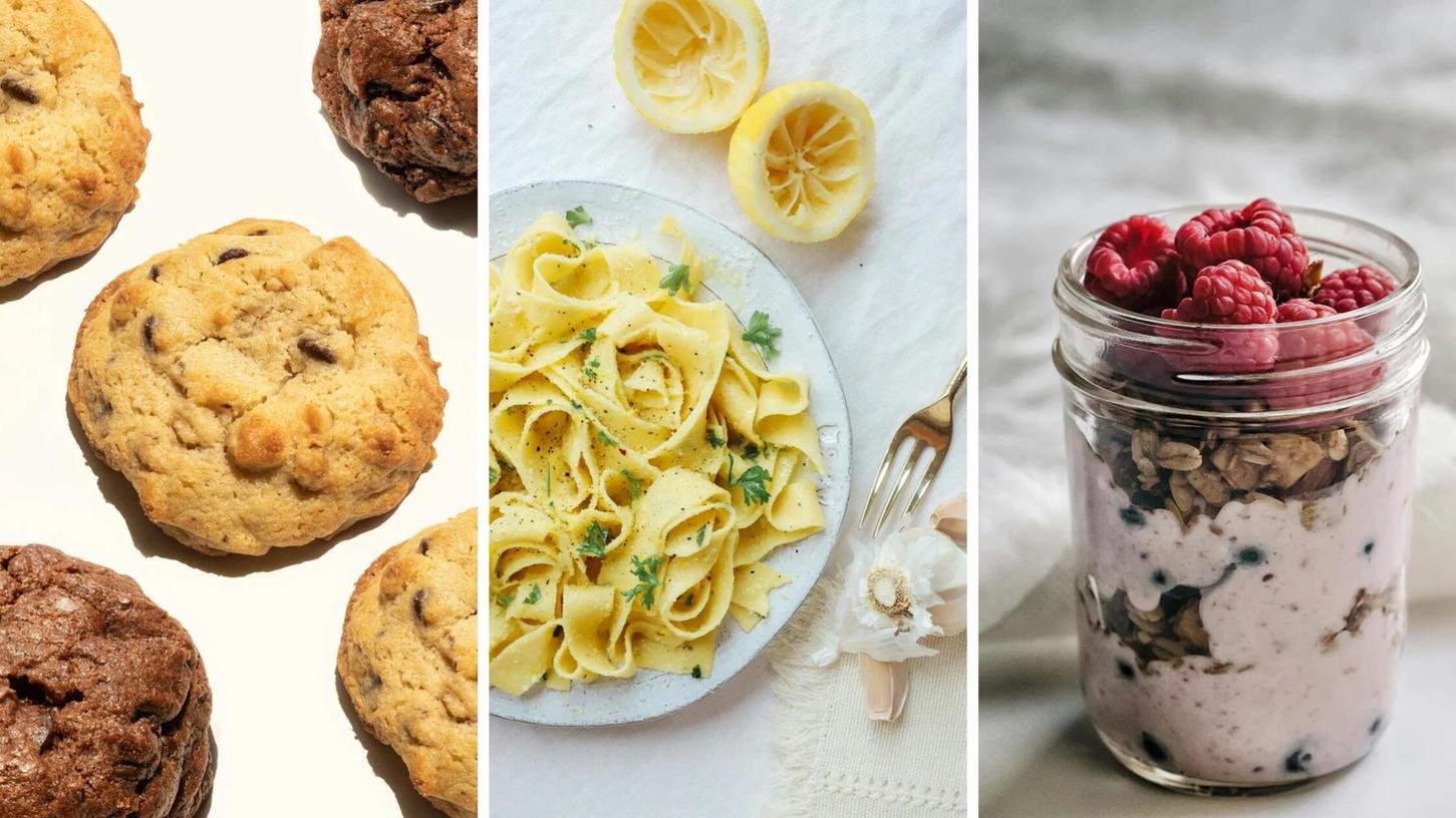 Ob Cookies, Pasta oder Overnight Oats - viele Gerichte lassen sich für die anstehende Woche ganz einfach vorbereiten. Ob Cookies, Pasta oder Overnight Oats - viele Gerichte lassen sich für die anstehende Woche ganz einfach vorbereiten.