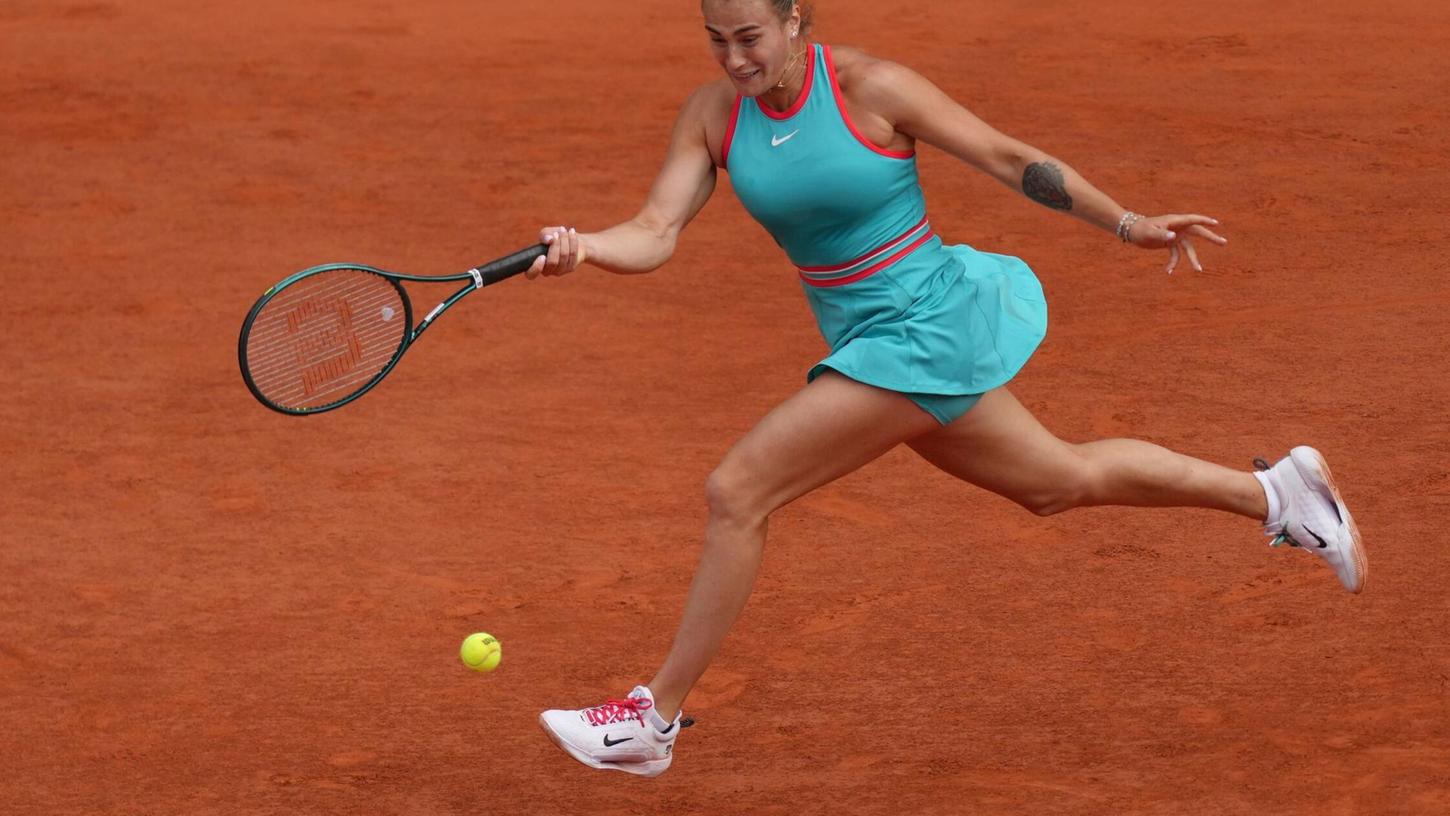 Aryna Sabalenka steht bei den French Open im Halbfinale. Aryna Sabalenka steht bei den French Open im Halbfinale.
