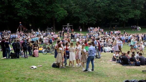 Kastenlauf am 1. Bergtag auf der Freizeitanlage am